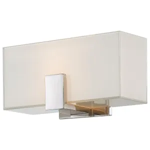 10 in. Wall Light Polished Nickel finish