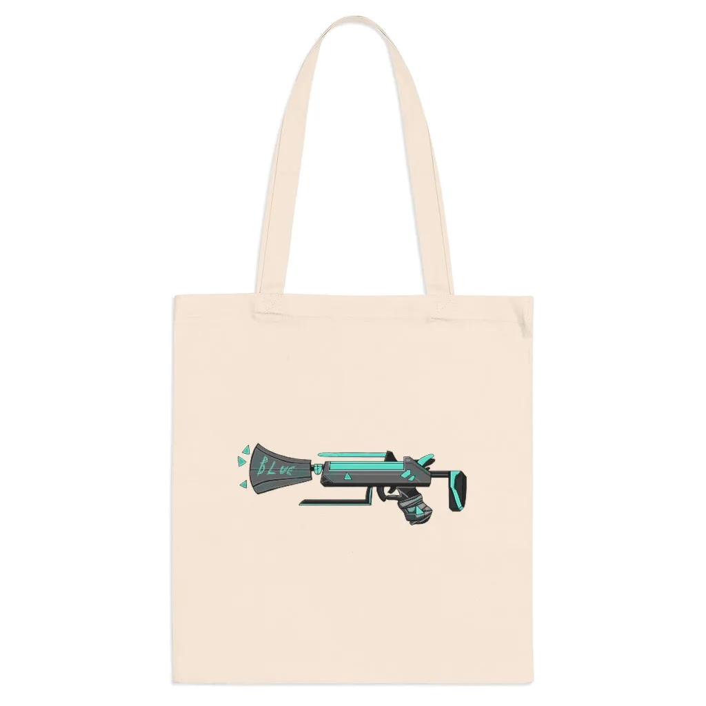 Blue Gun Tote Bag