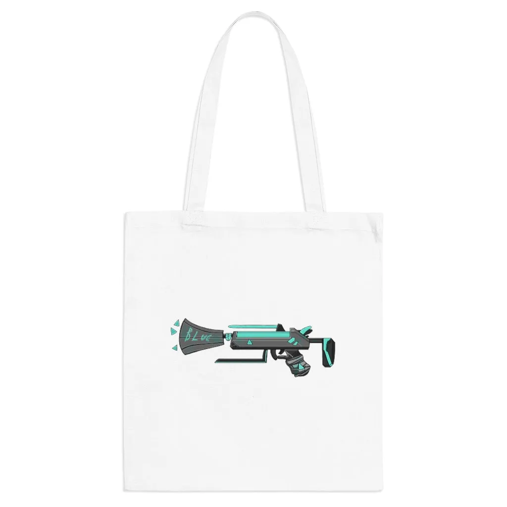 Blue Gun Tote Bag