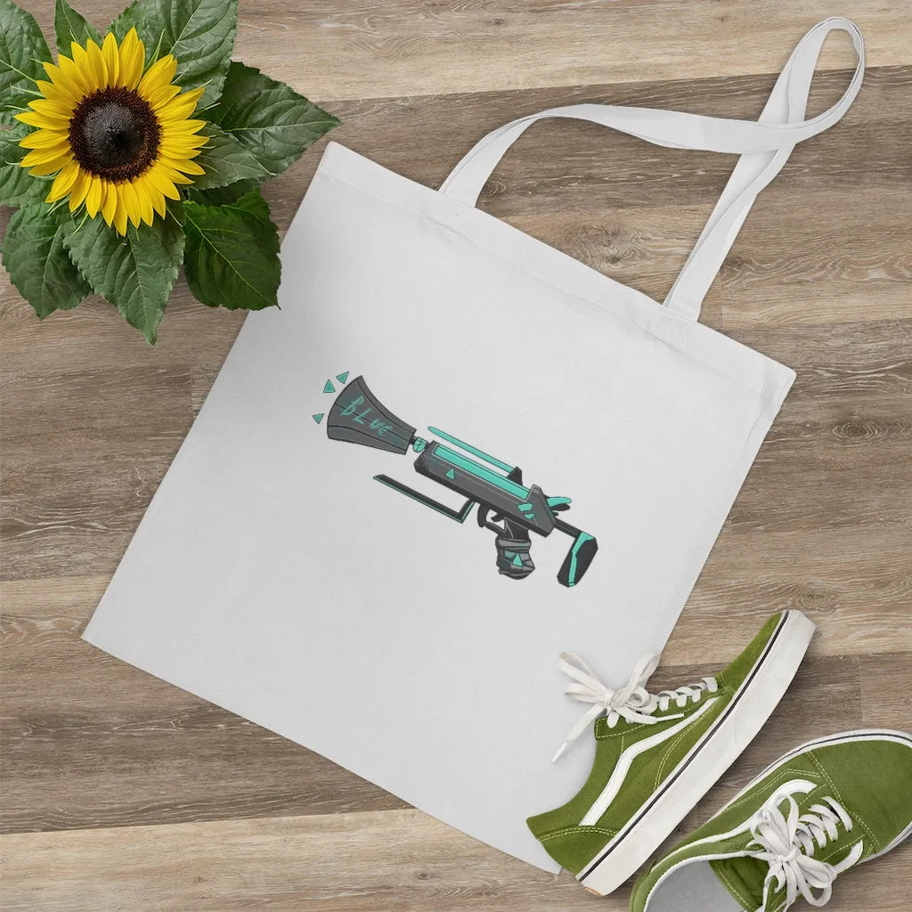 Blue Gun Tote Bag