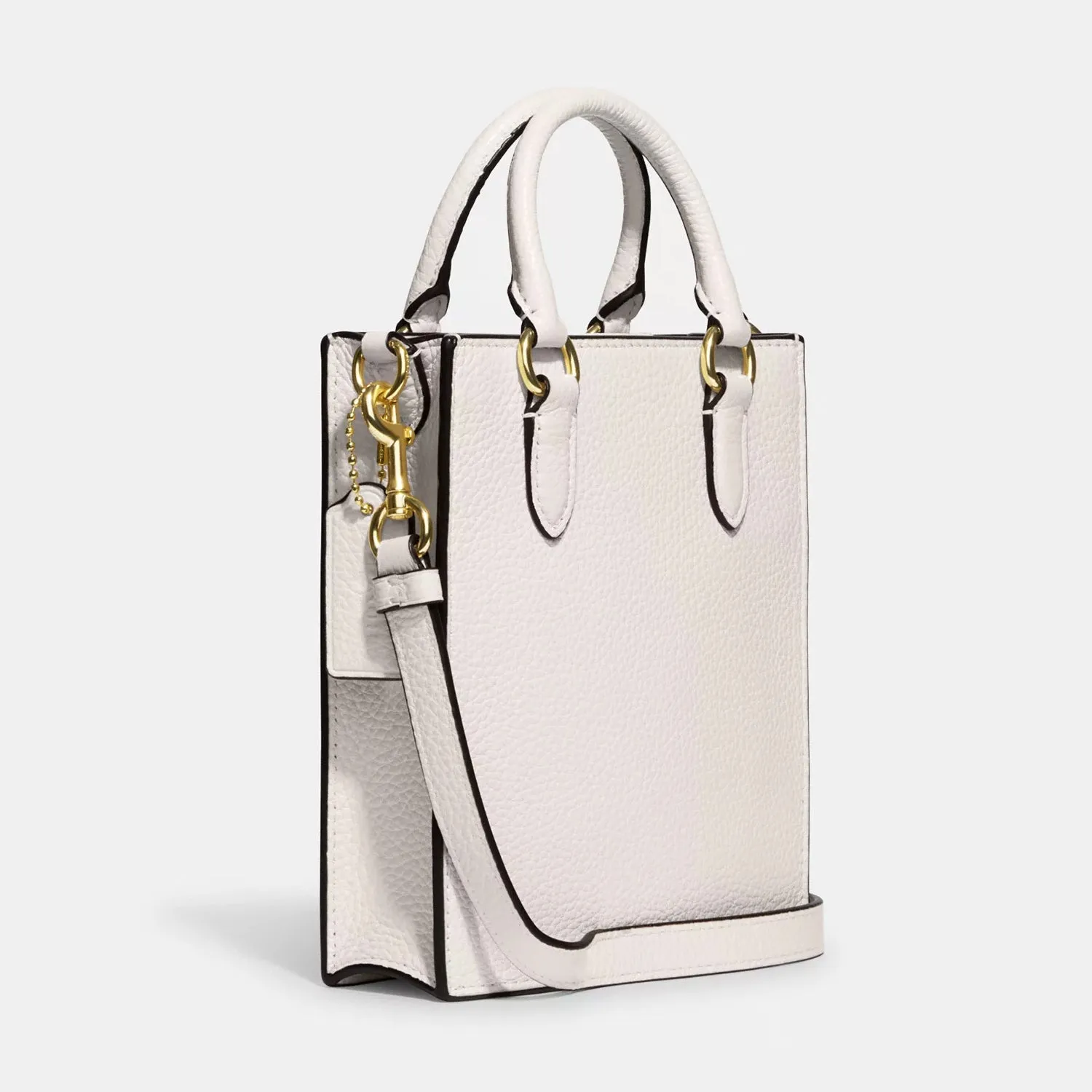 Coach Outlet North South Mini Tote, gold/milk