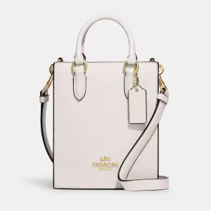 Coach Outlet North South Mini Tote, gold/milk