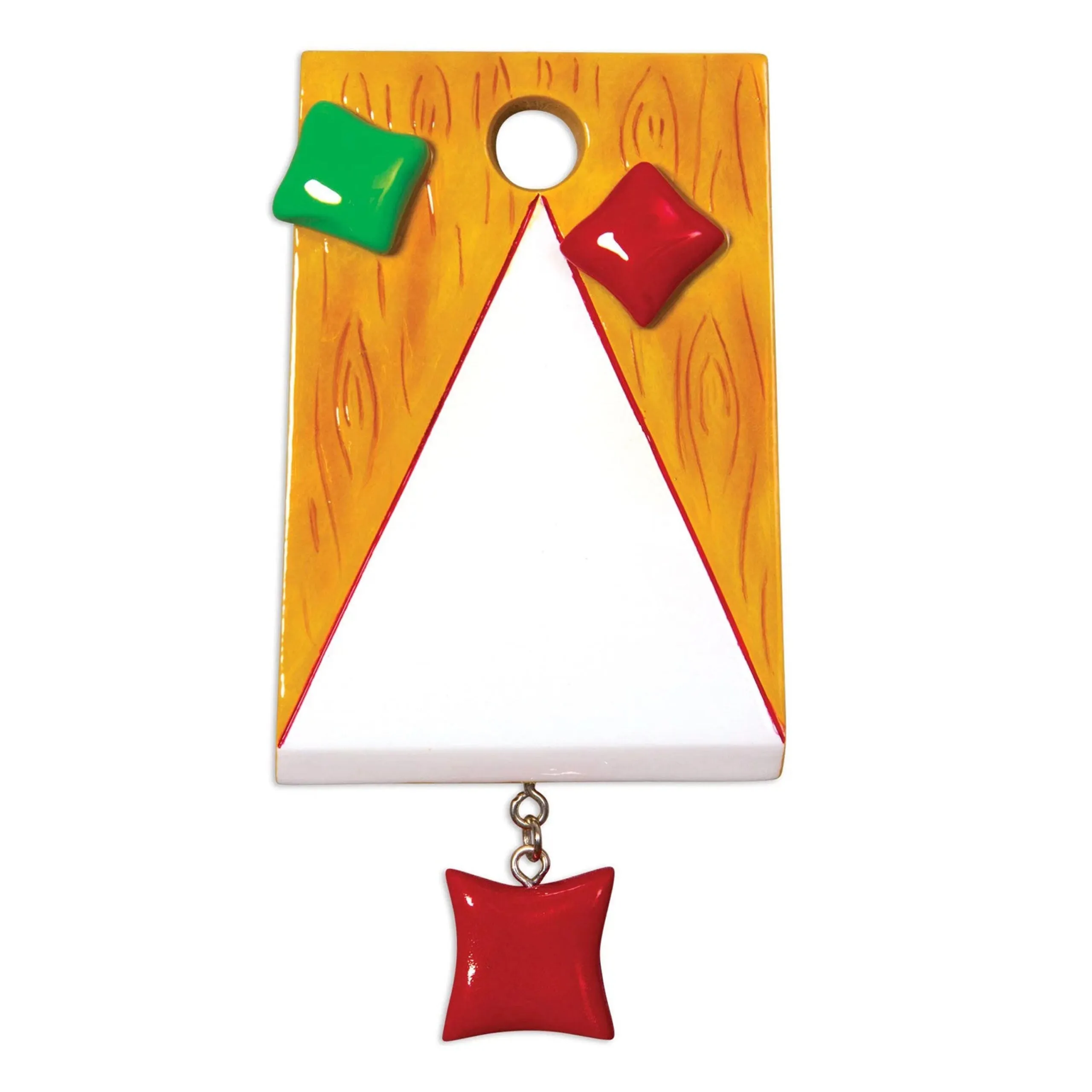 Corn Hole Christmas Ornament