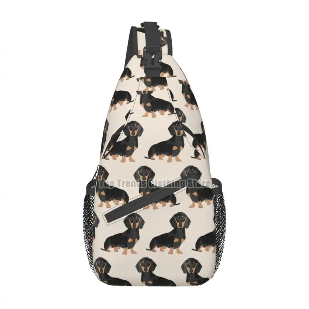 Dachshund Crossbody Sling Backpack