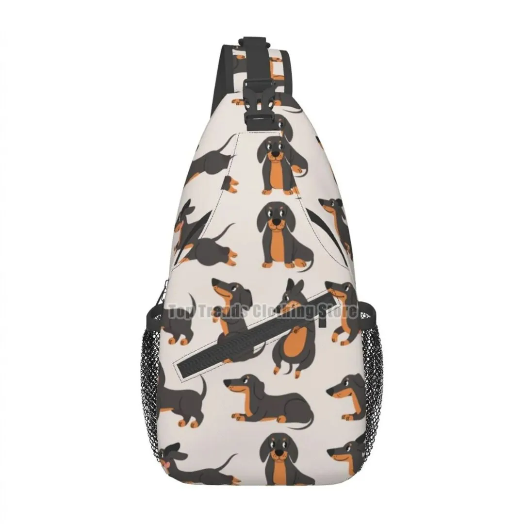 Dachshund Crossbody Sling Backpack