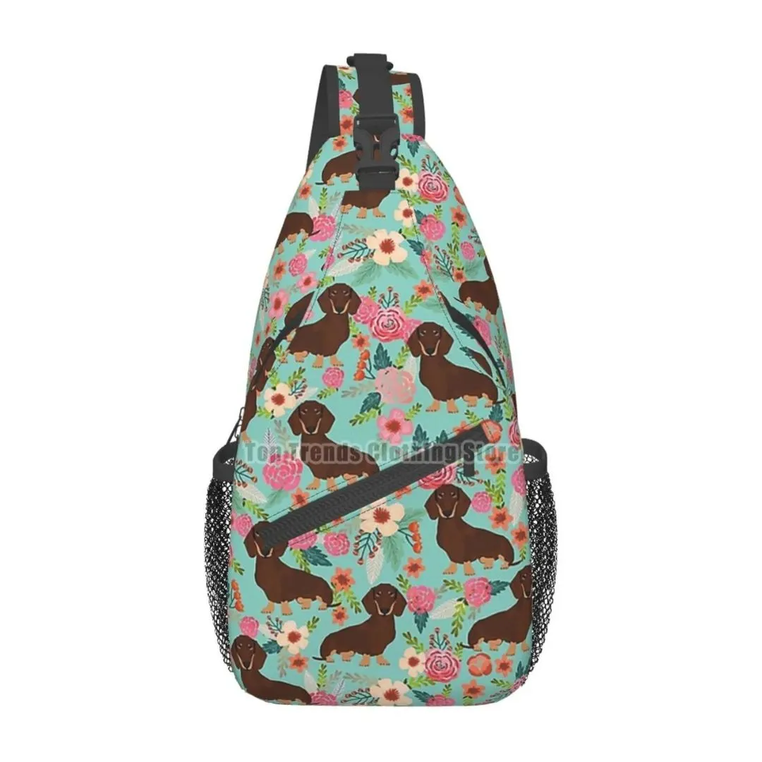 Dachshund Crossbody Sling Backpack