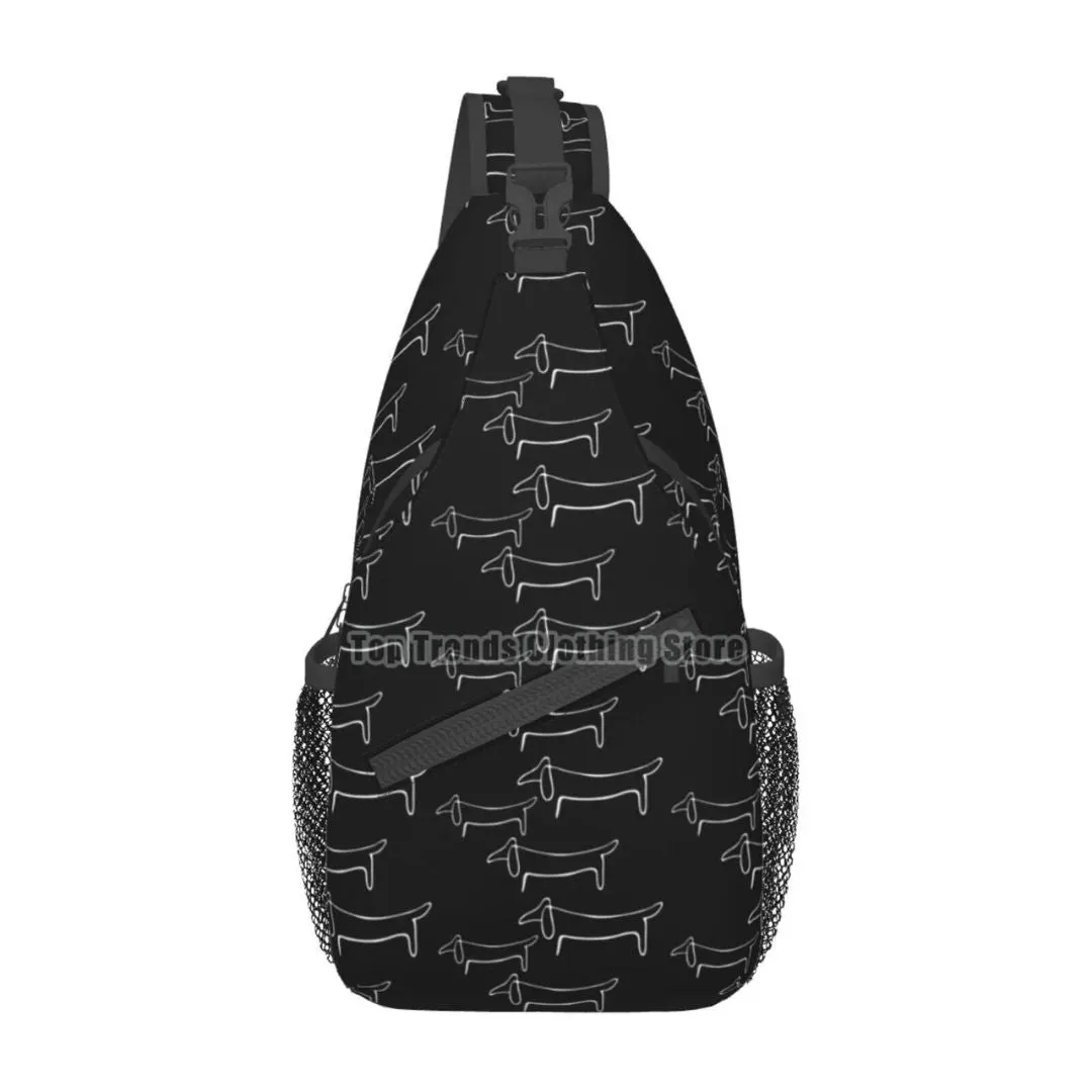 Dachshund Crossbody Sling Backpack