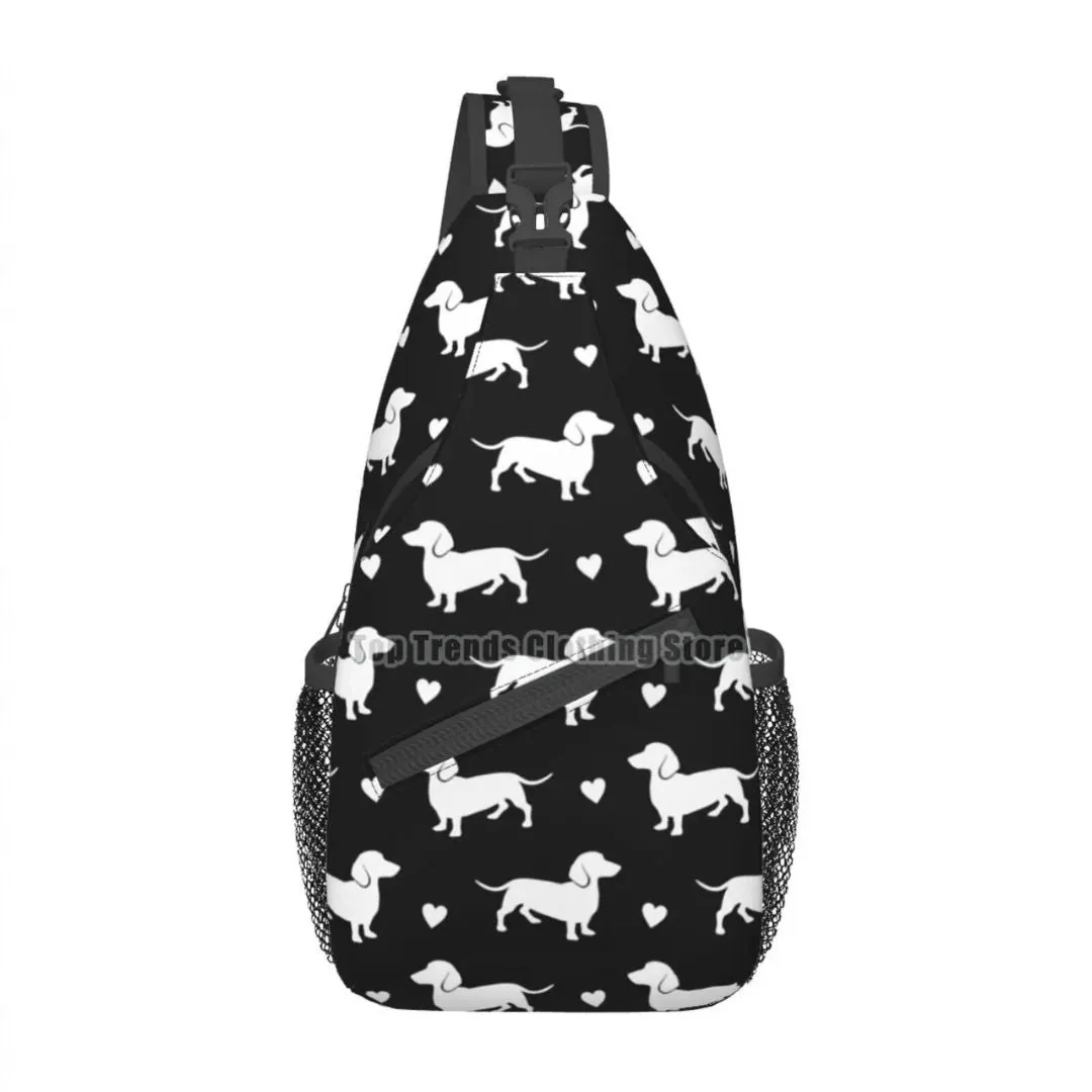 Dachshund Crossbody Sling Backpack