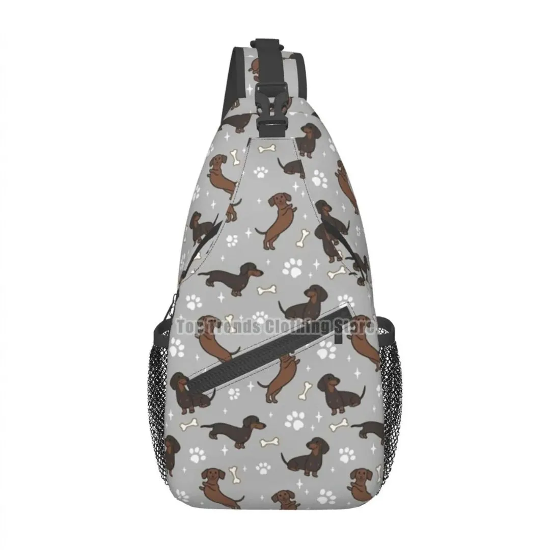 Dachshund Crossbody Sling Backpack