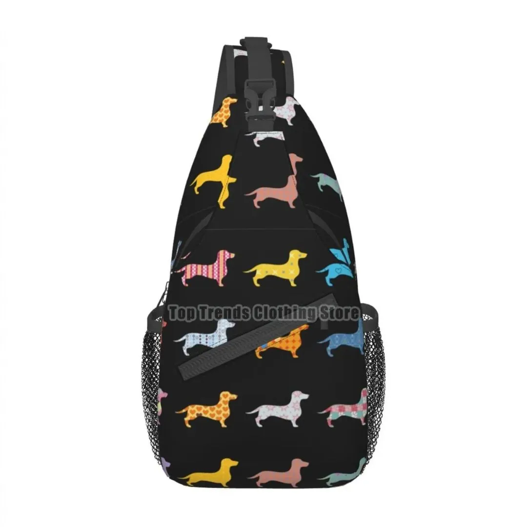 Dachshund Crossbody Sling Backpack