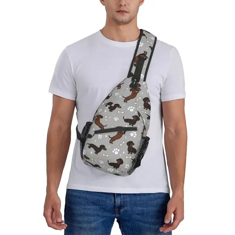 Dachshund Crossbody Sling Backpack