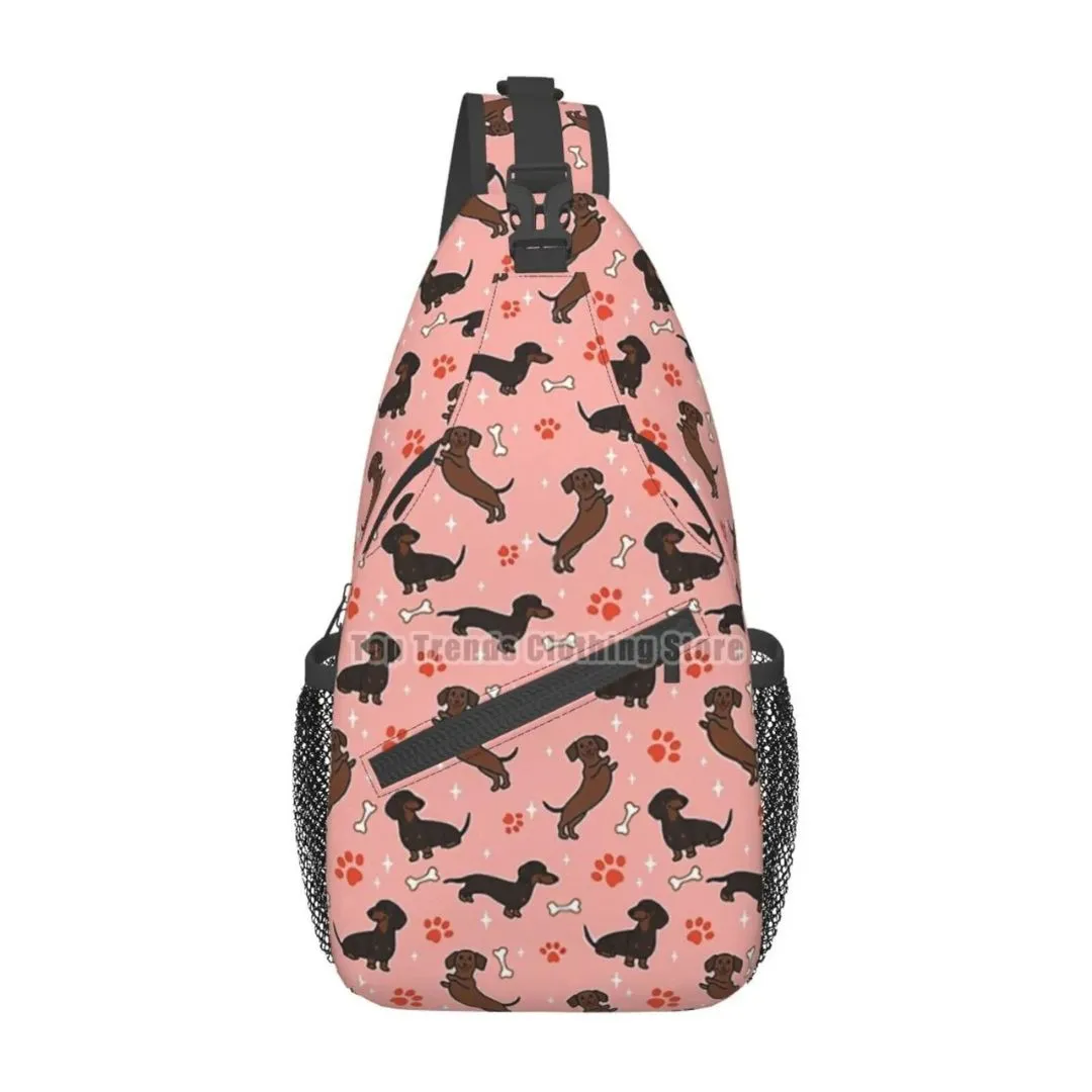 Dachshund Crossbody Sling Backpack