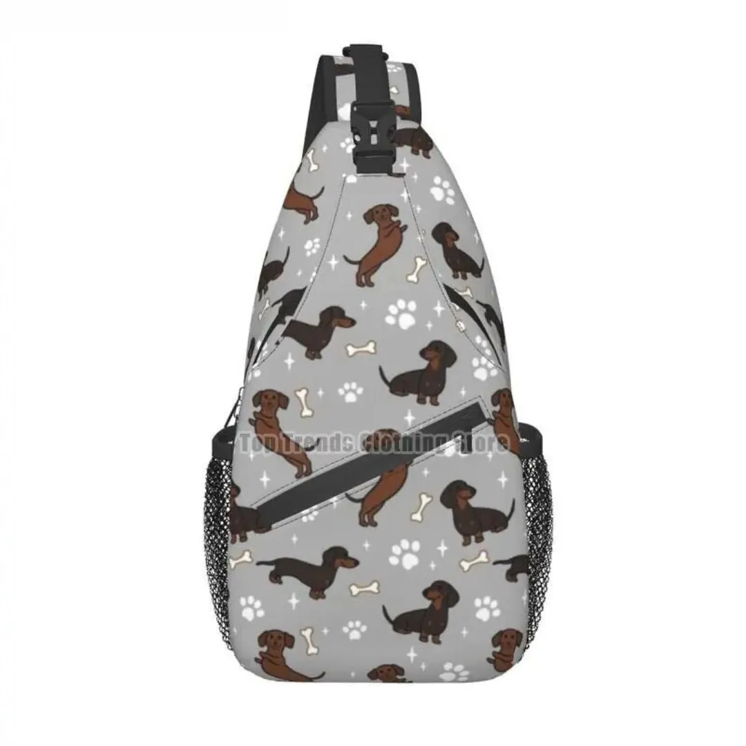 Dachshund Crossbody Sling Backpack