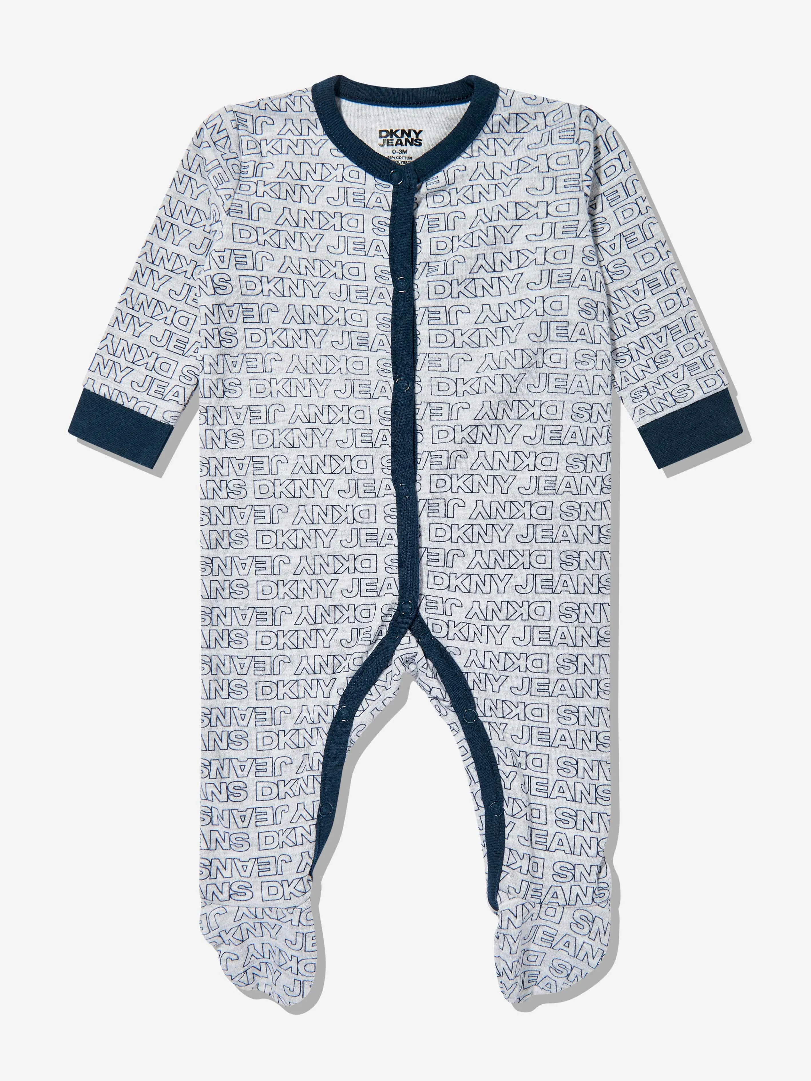 DKNY Baby Boys 5 Piece Babygrow Set in Navy