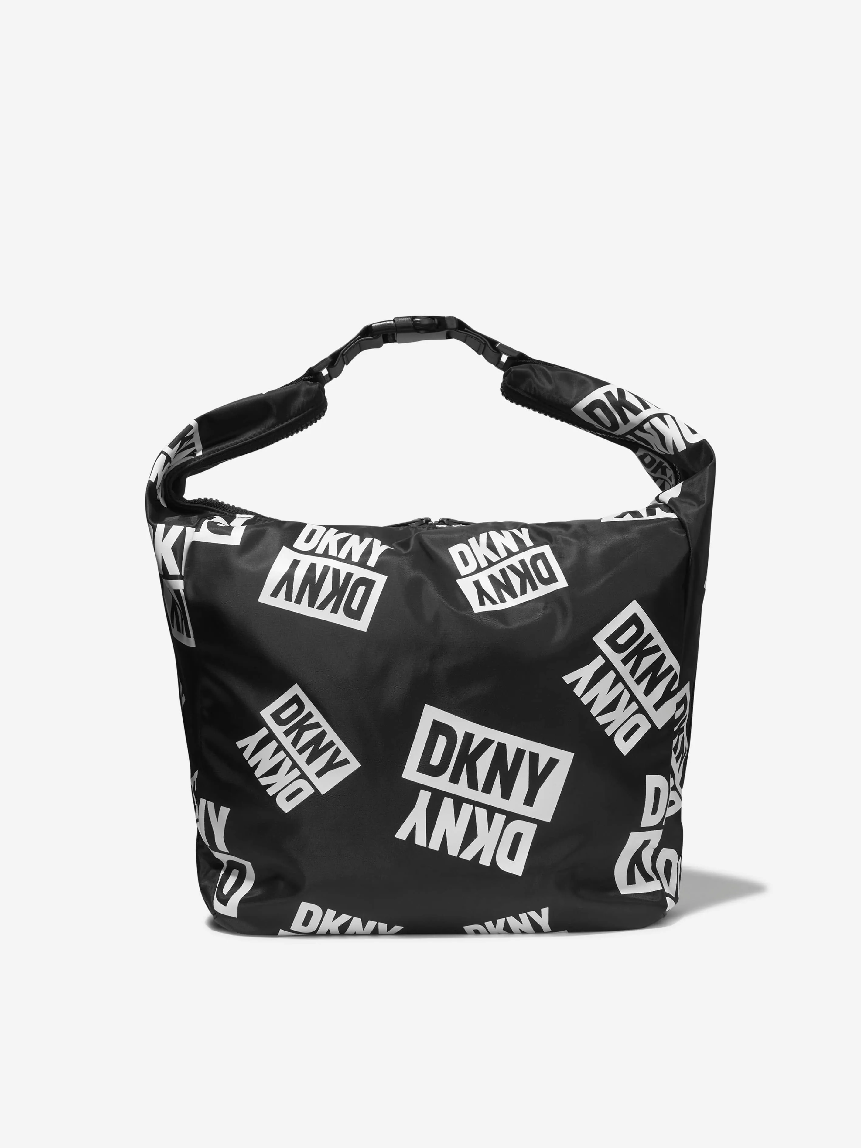 DKNY Girls Logo Print Bag in Black