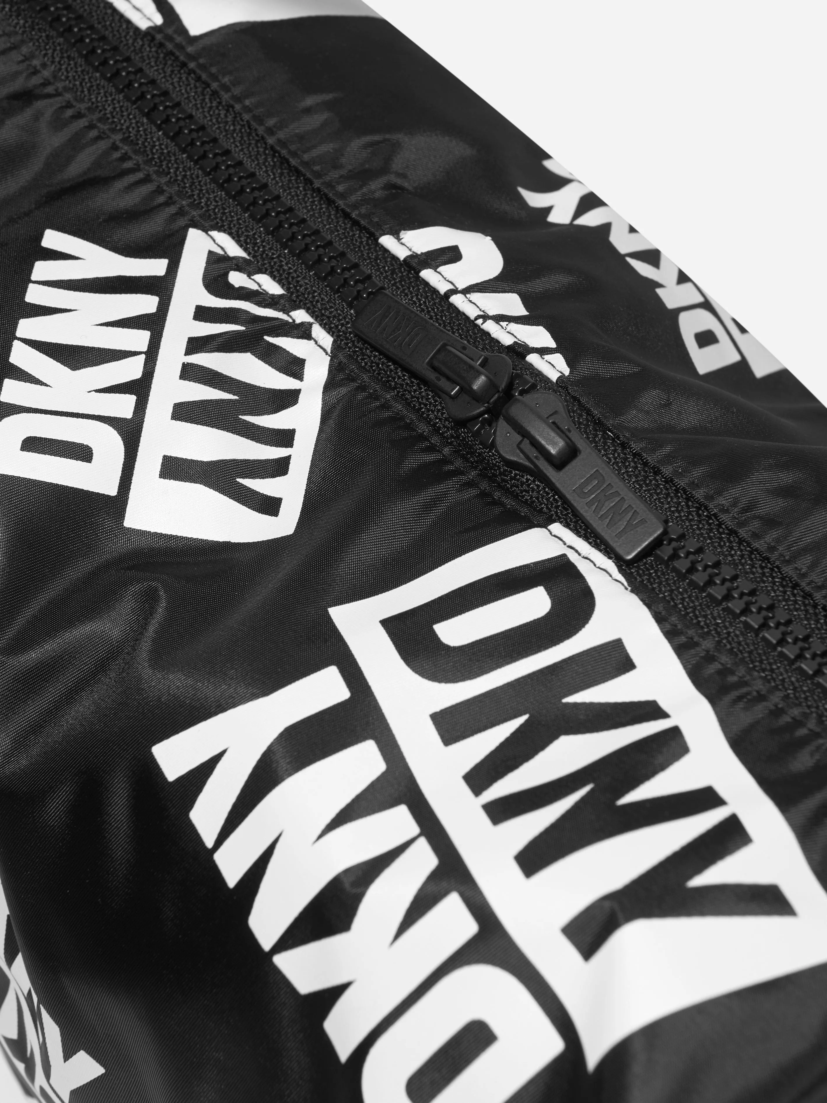 DKNY Girls Logo Print Bag in Black