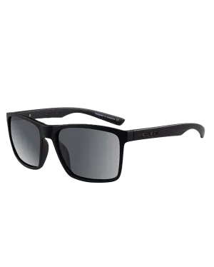 Droid Polarised Sunglasses in Black & Grey
