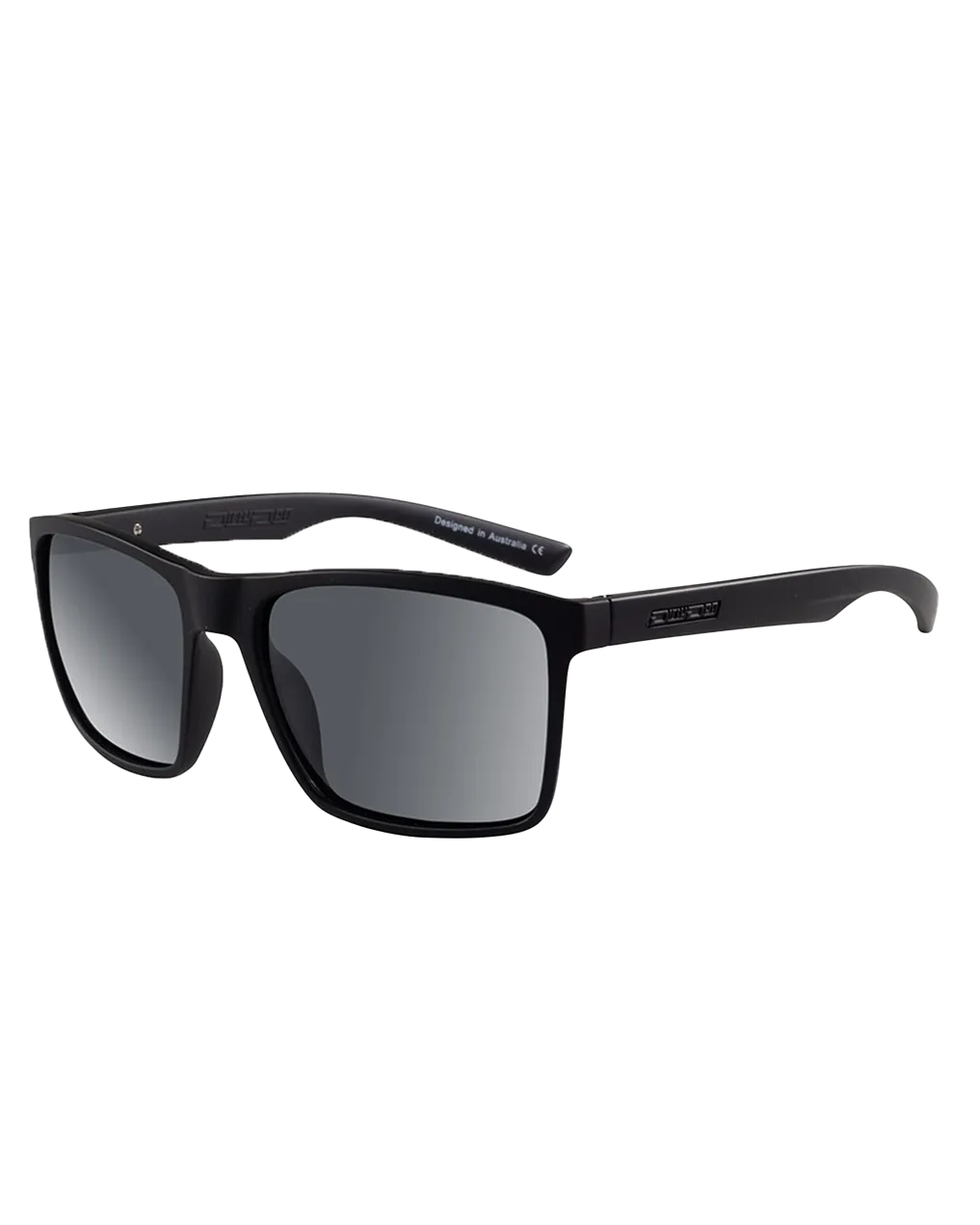 Droid Polarised Sunglasses in Black & Grey