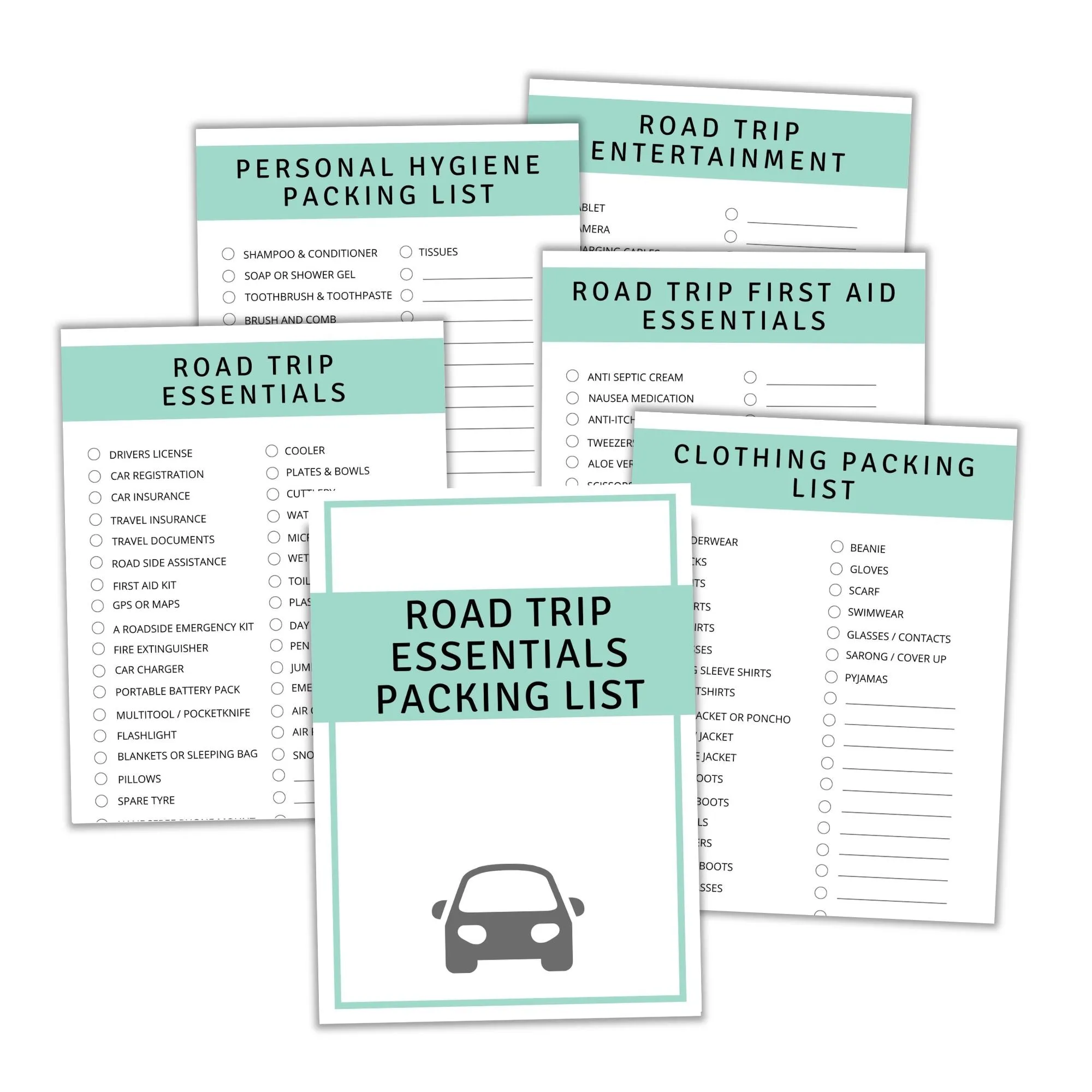 Family Road Trip Packing List