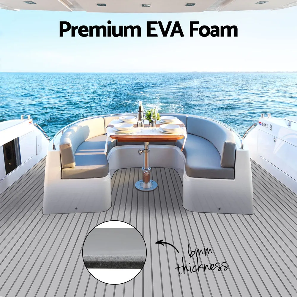 Foam Boat Flooring Mat Decking Sheet 240x90x0.6cm Light Grey