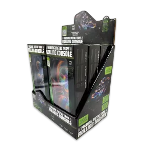 Folding Metal Tray Rolling Console - 6 Pieces Per Retail Ready Display 25267