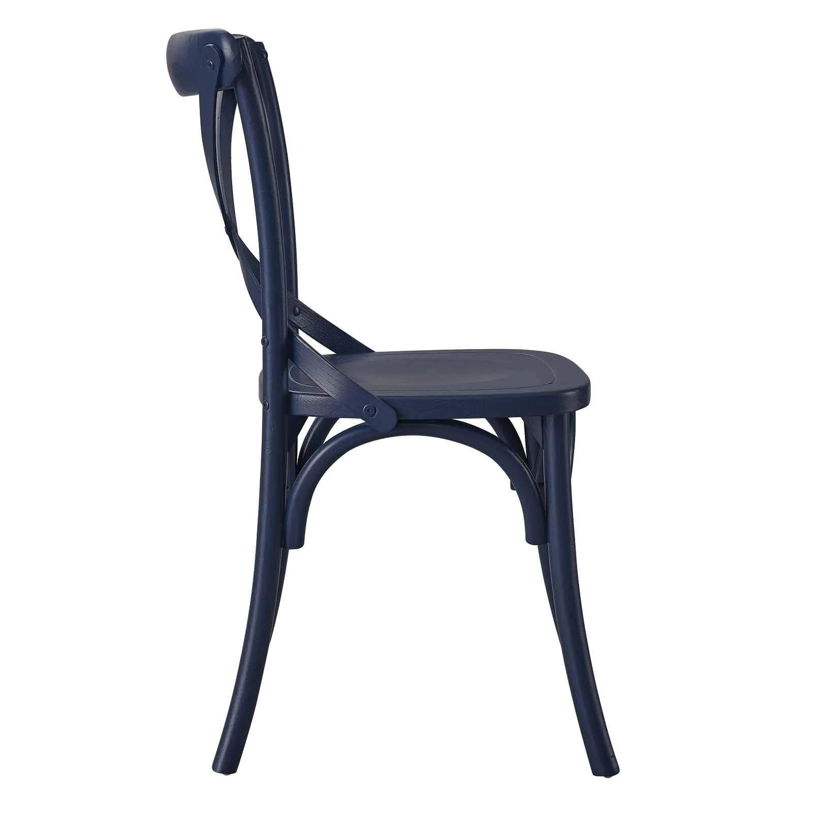 Gear Dining Side Chair Midnight Blue EEI-5564-MID