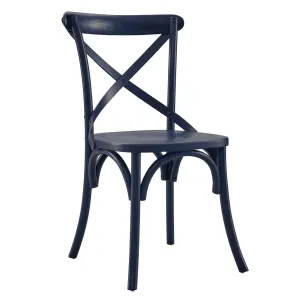 Gear Dining Side Chair Midnight Blue EEI-5564-MID