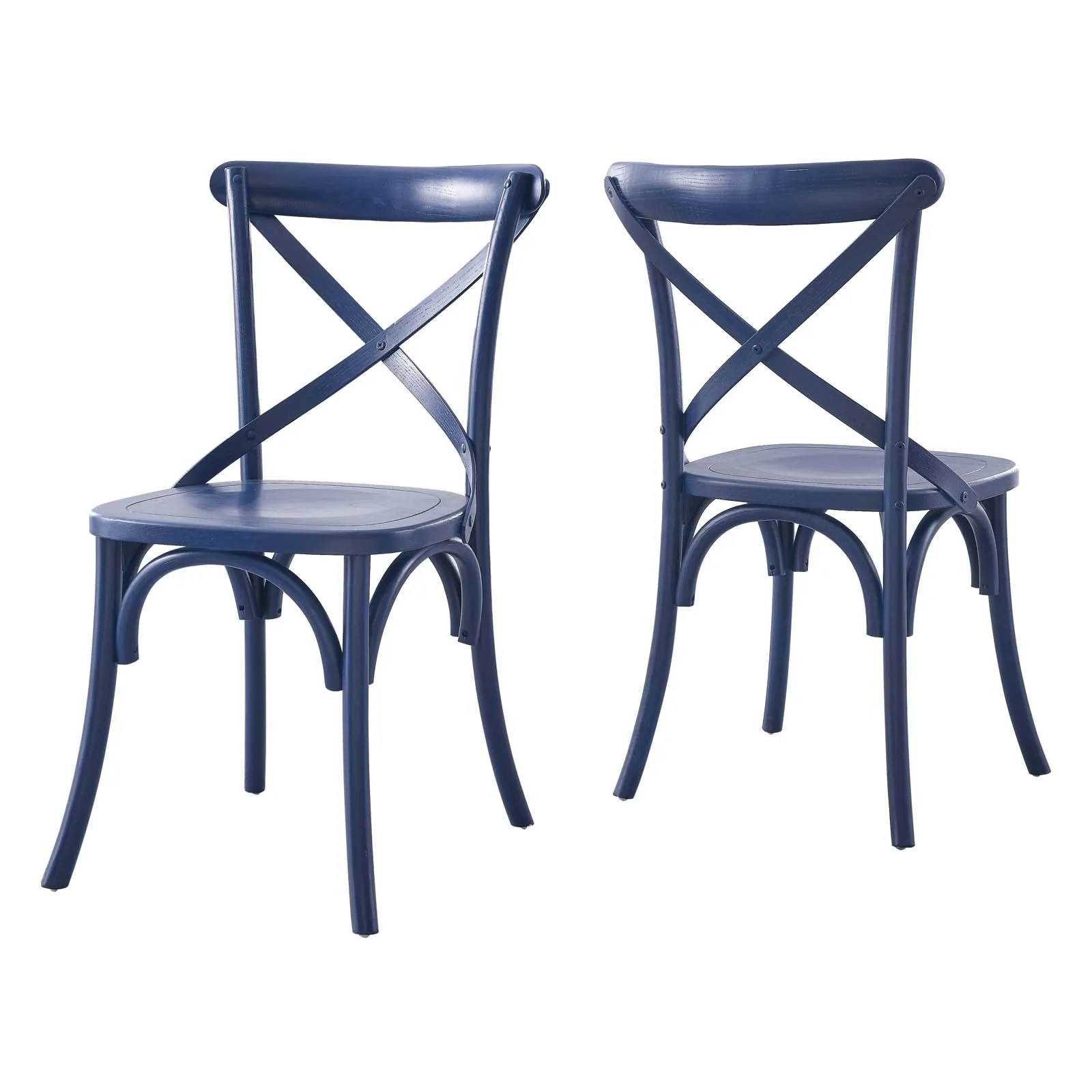 Gear Dining Side Chair Midnight Blue EEI-5564-MID