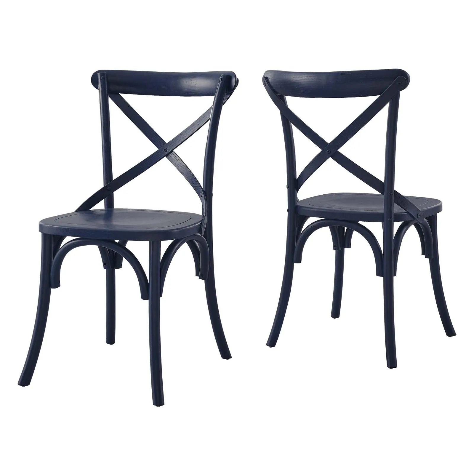 Gear Dining Side Chair Midnight Blue EEI-5564-MID