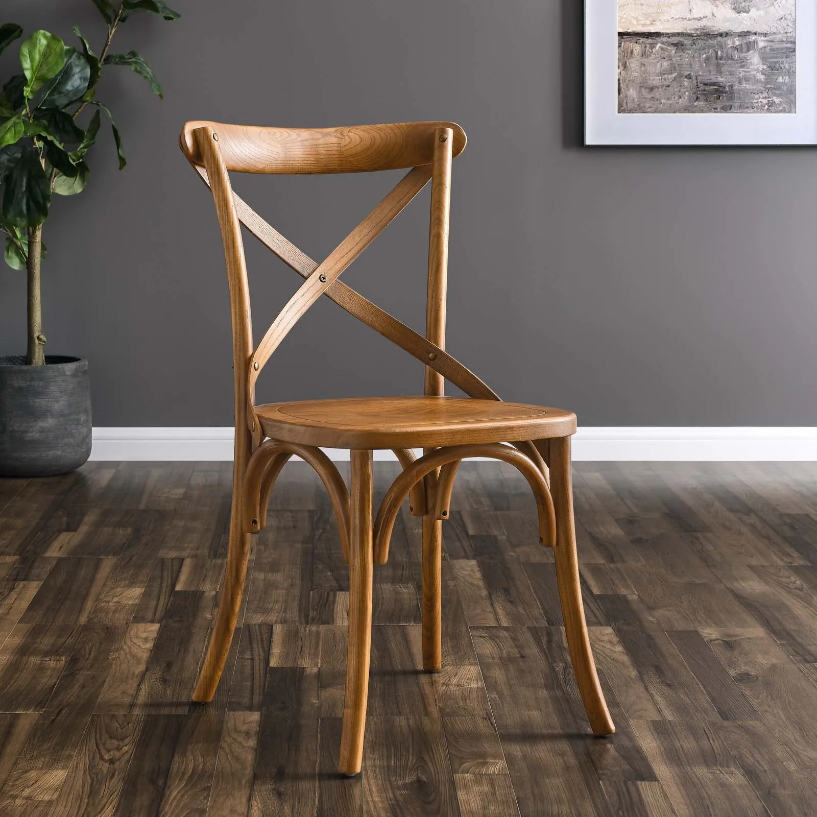 Gear Dining Side Chair Walnut EEI-5564-WAL