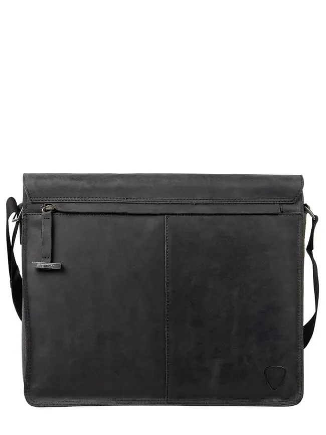 Leather messenger bag model "Richmond" Strellson, black