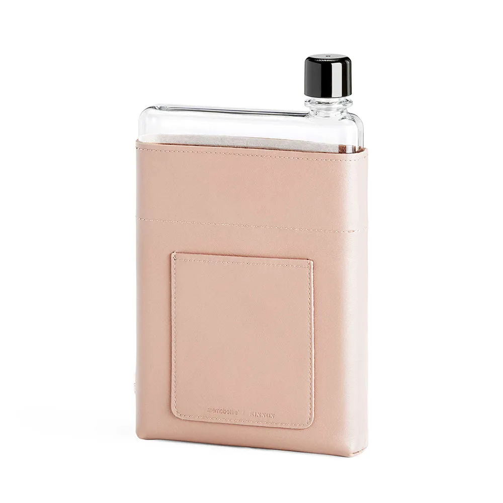 memobottle | sleeve A5 leather | nude - DC
