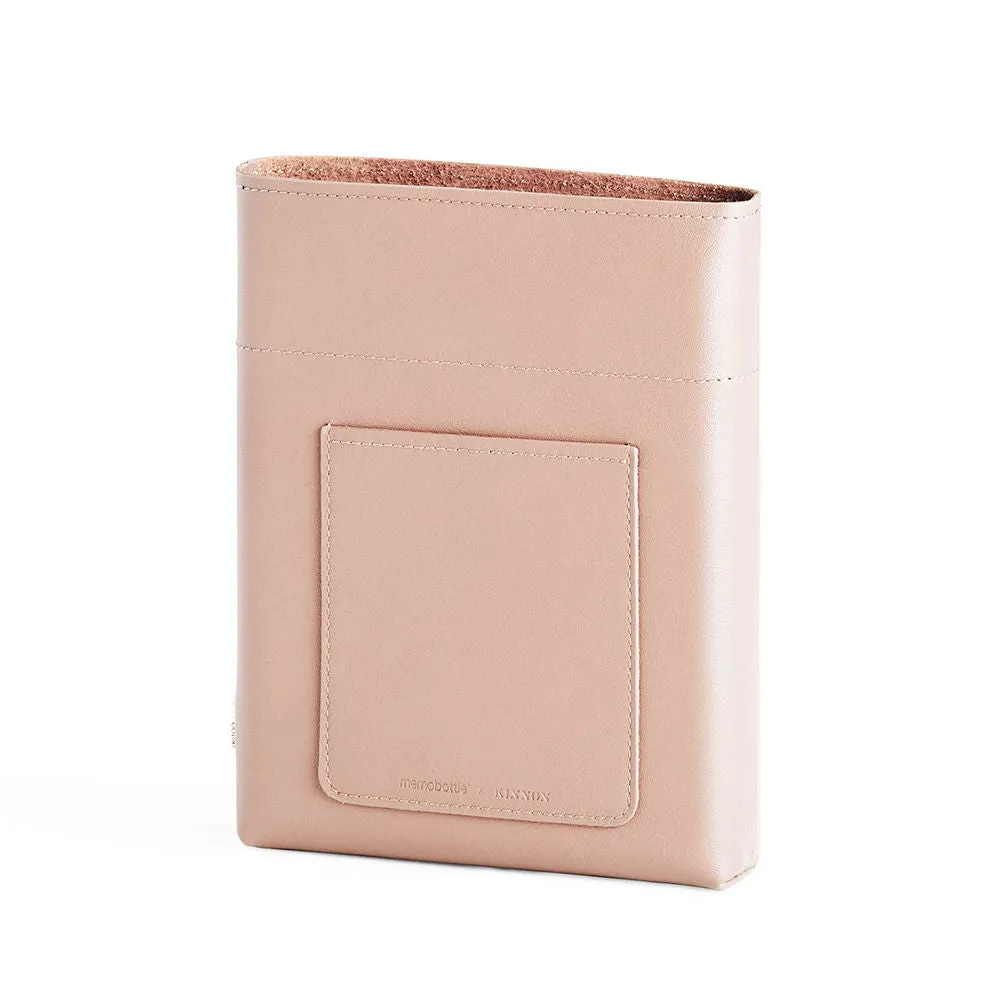 memobottle | sleeve A5 leather | nude - DC