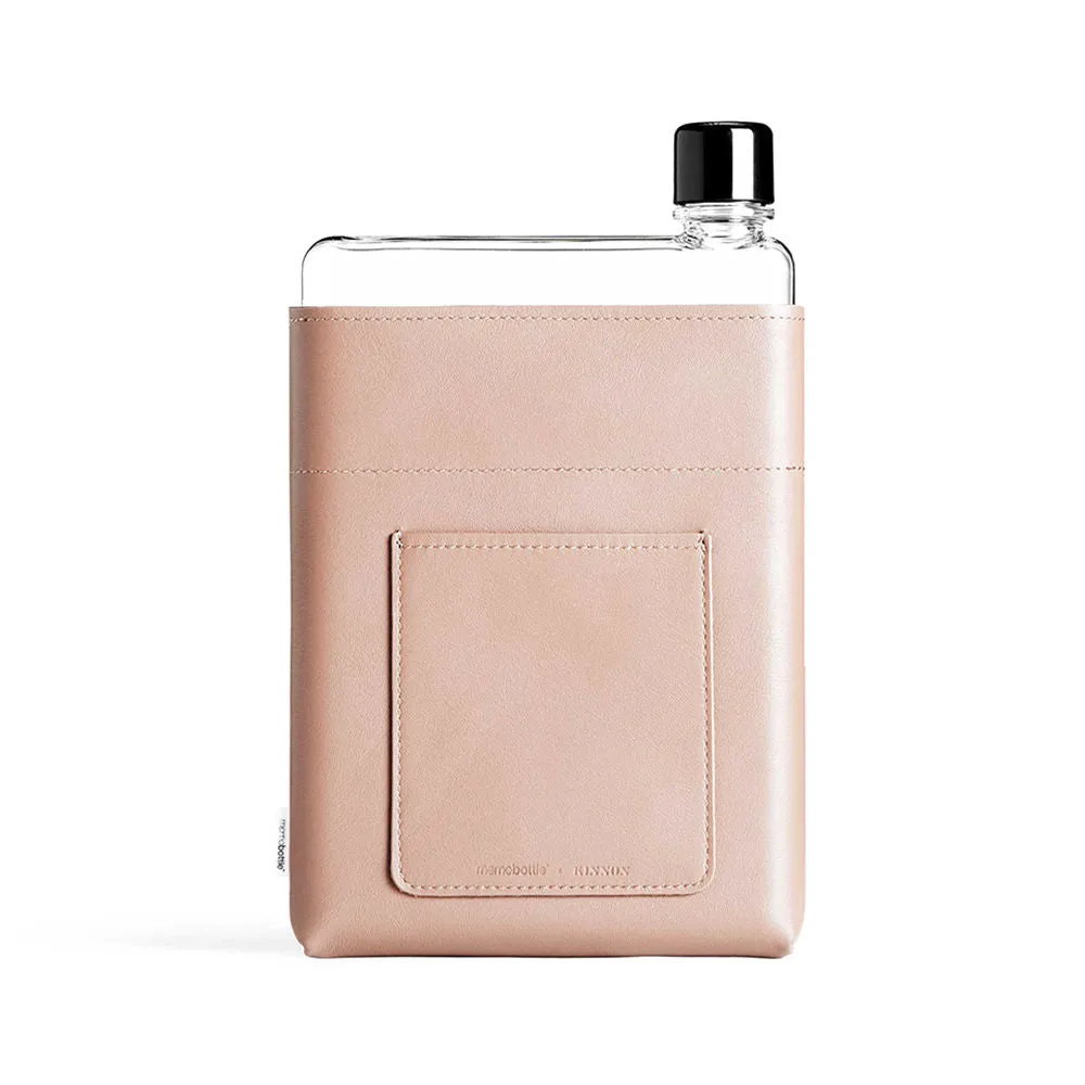 memobottle | sleeve A5 leather | nude - DC