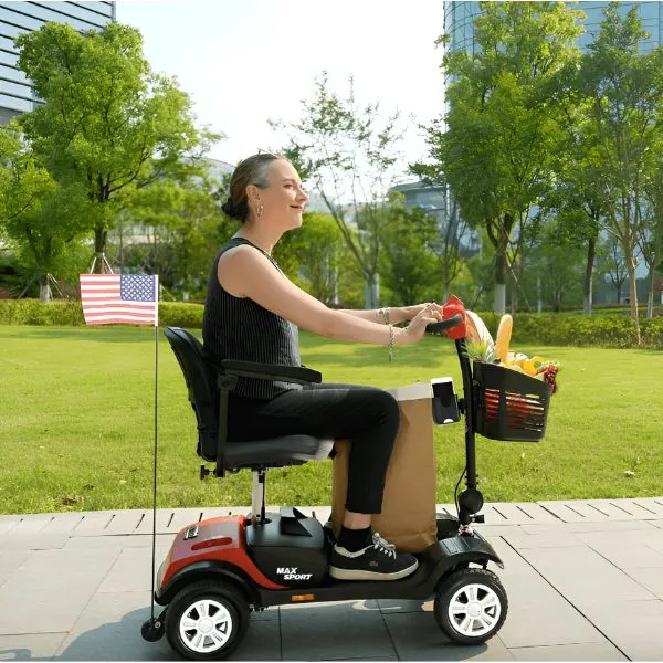 Metro Mobility Max Sport Portable 4-Wheel Mobility Scooter