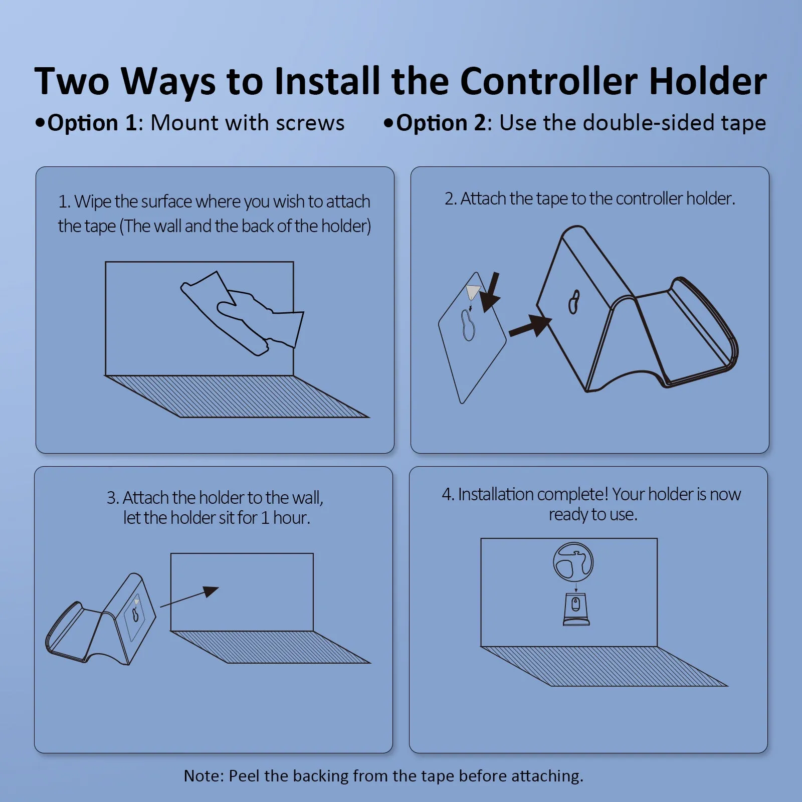 NexiGo Wall Mount Set for PSVR2 Controllers