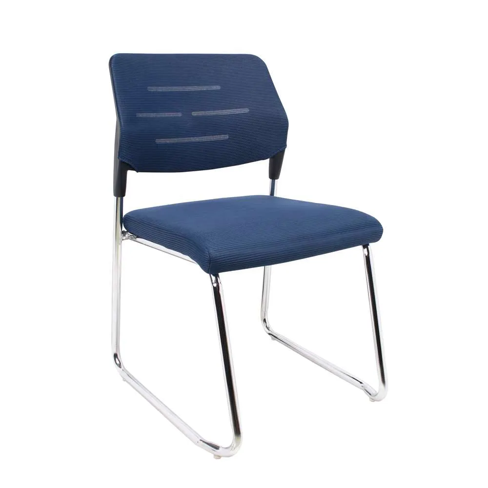 Office Basics Low Back Mesh Chair Blue 100kg Max #303C