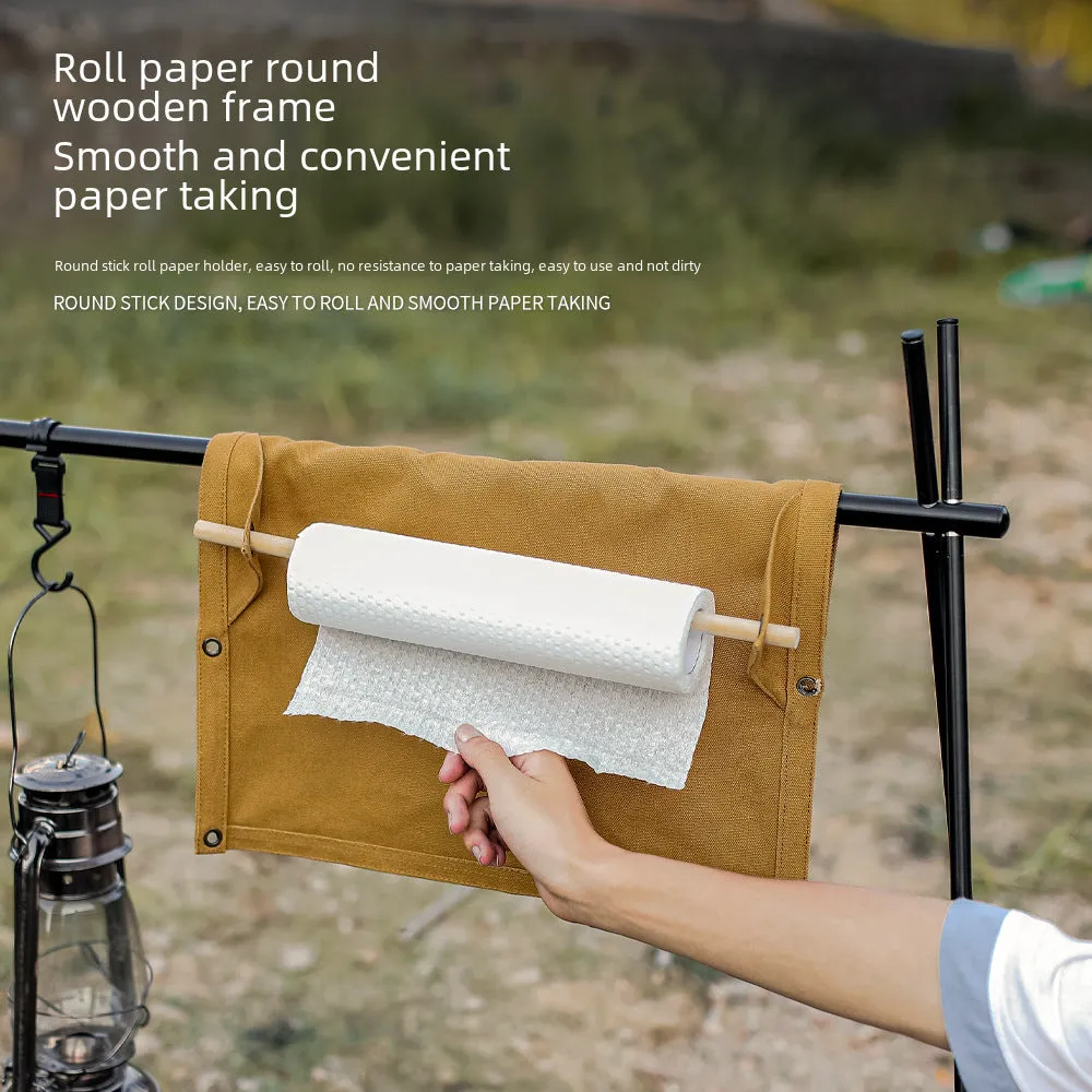 Outdoor Canvas Tableware Storage Bag