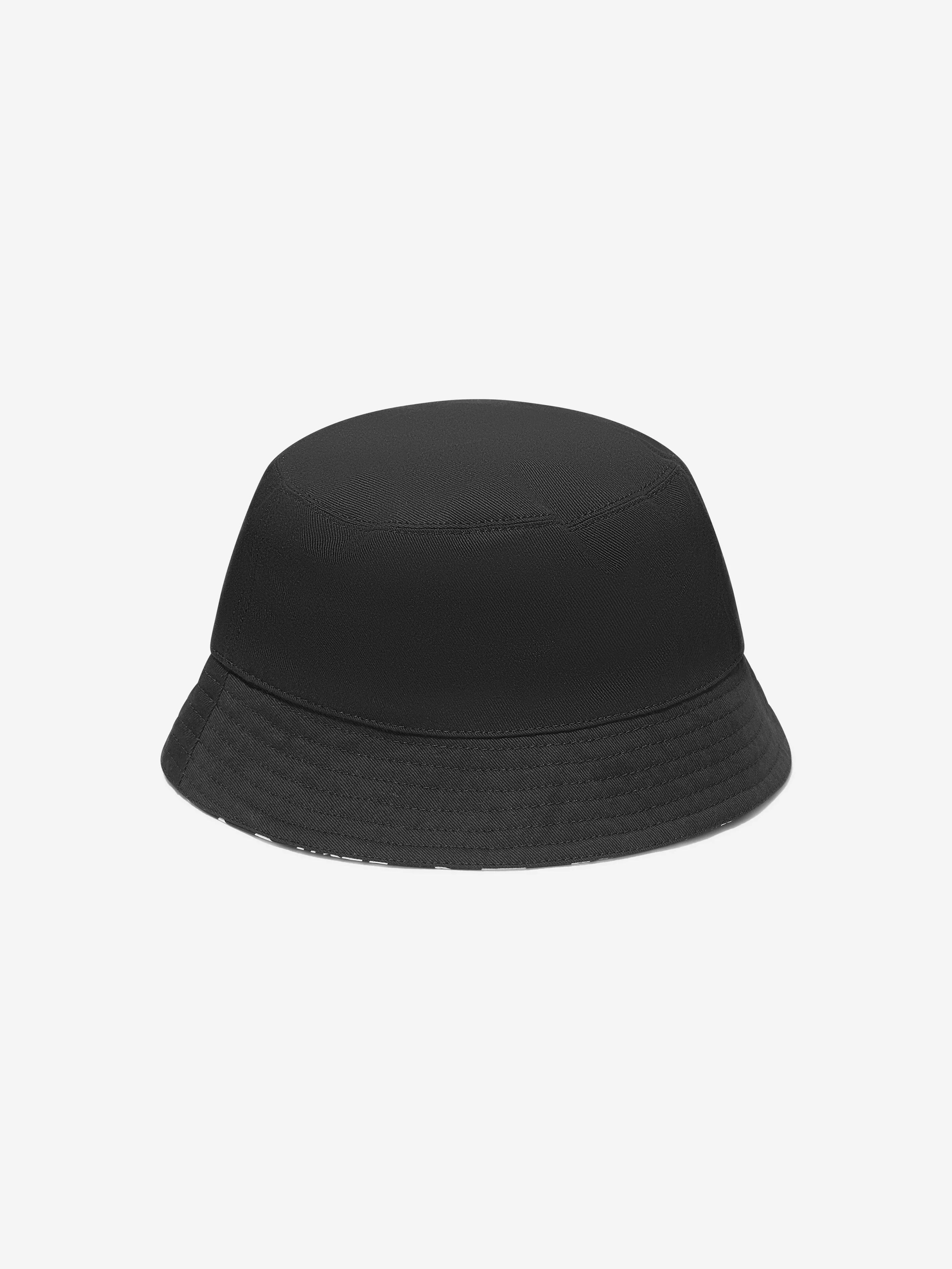 Palm Angels Kids Logo Bucket Hat