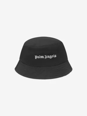Palm Angels Kids Logo Bucket Hat