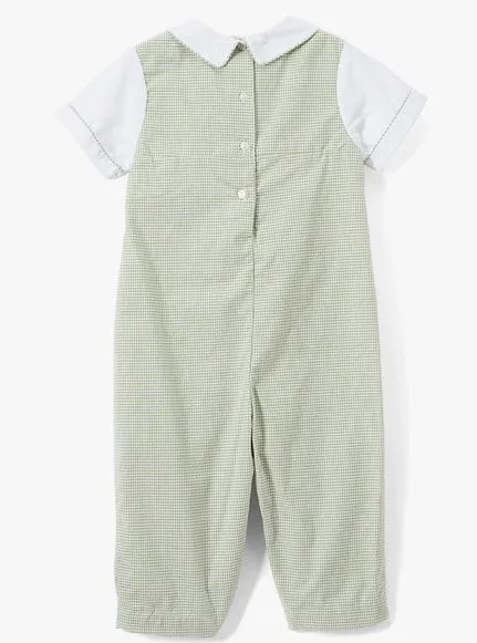 Petit Ami Embroidered Tractor Longall