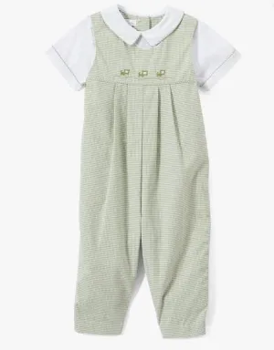 Petit Ami Embroidered Tractor Longall
