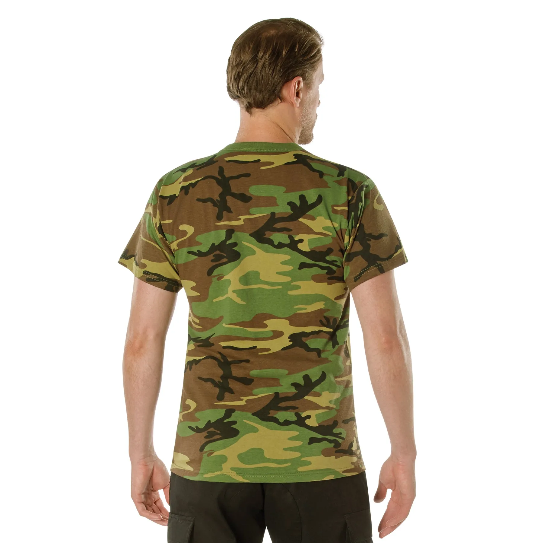 Rothco Woodland Camo T-Shirt With Pocket