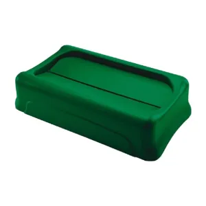 Rubbermaid Slim Jim Swing Lid Green - HY009