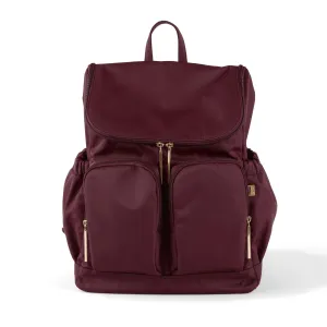 Signature Nappy Backpack - Mulberry Nylon