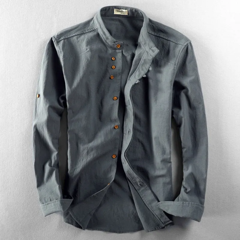 Single Breasted Elegance Urban Men Shirt