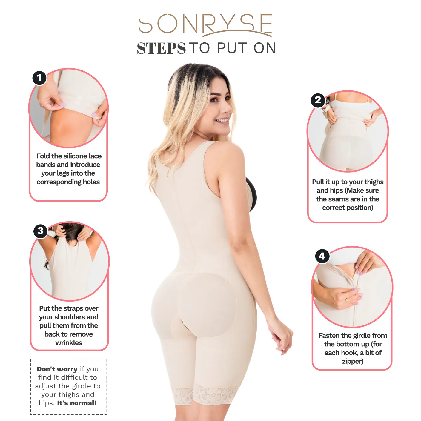 SONRYSE 097ZF Postpartum and Post Surgery Tummy Control Shapewear