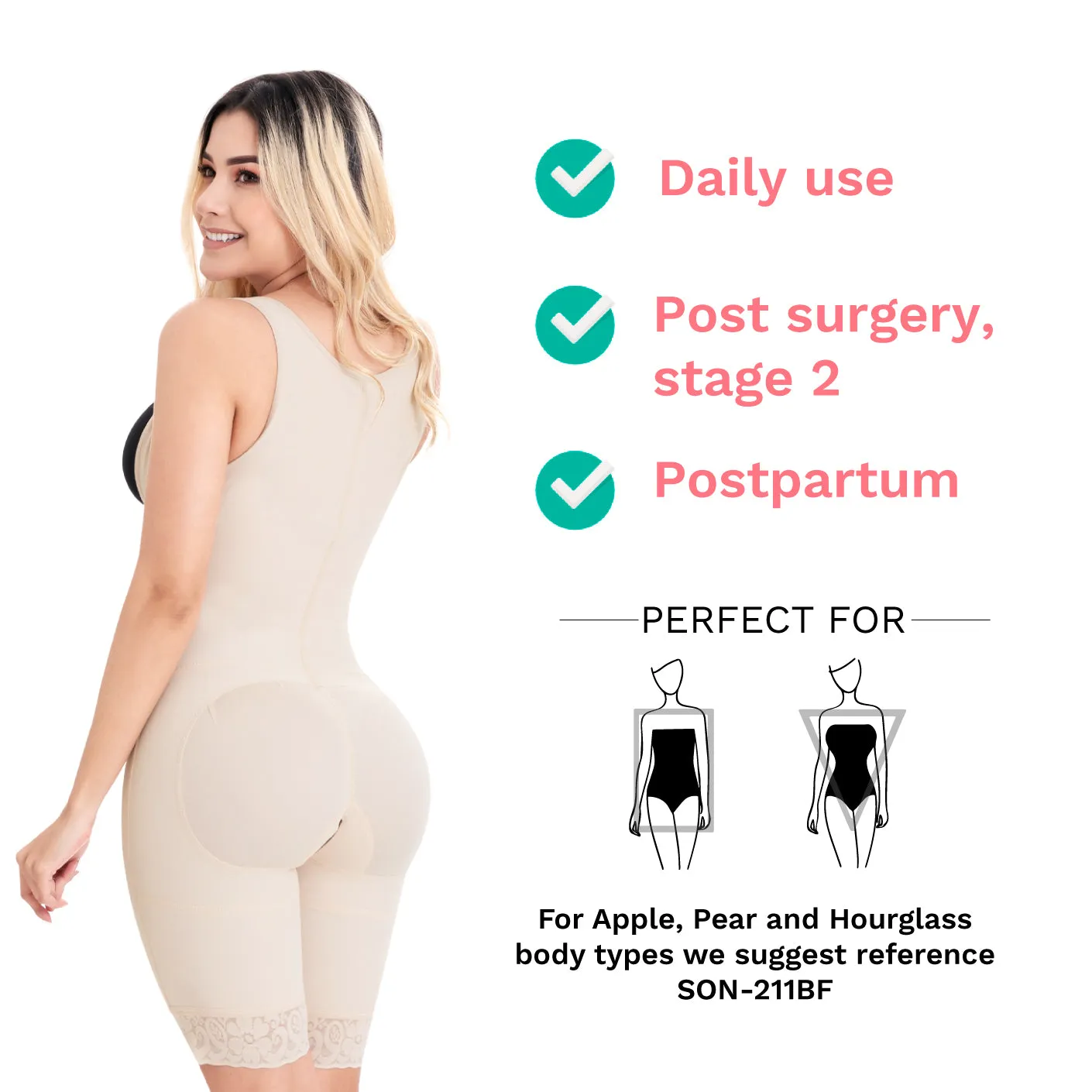 SONRYSE 097ZF Postpartum and Post Surgery Tummy Control Shapewear