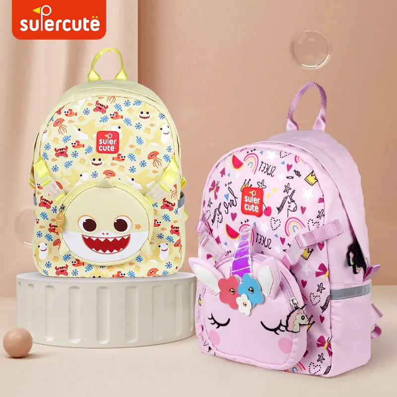 Supercute Shark Backpack Two-In-One
