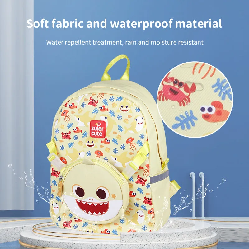 Supercute Shark Backpack Two-In-One